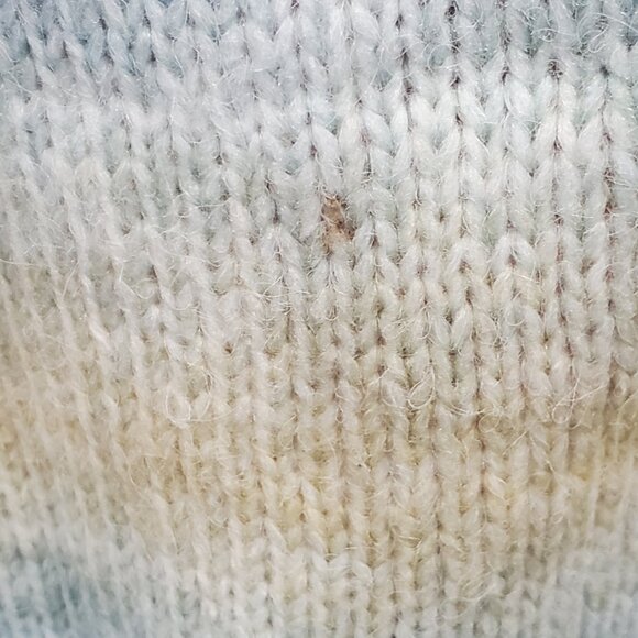 PRINCESS POLLY Rainbow Pastel Blair Halter Sweater Knit Mini Dress S/M - Picture 4 of 4